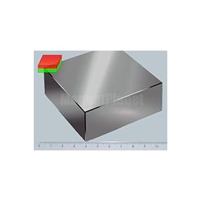 80x80x30 mm N45 NEODYM mágnes hasáb