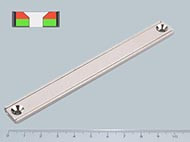 B-POT 120x13x5 mm NEODYM felcsavarozható mágnes hasáb