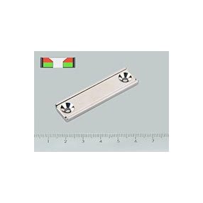 B-POT 50x13x5 mm NEODYM felcsavarozható mágnes hasáb
