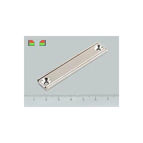 B-POT 70x13x5 mm NEODYM felcsavarozható mágnes hasáb