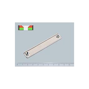 B-POT 80x13x5 mm NEODYM felcsavarozható mágnes hasáb