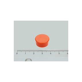 Irodai tábla mágnes 16 mm FERRIT narancssárga