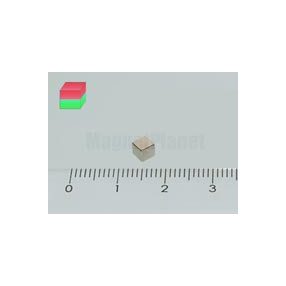 3 mm N52 NEODYM mágnes kocka