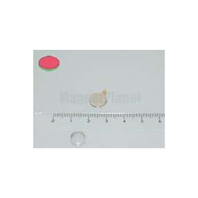 10x0,6 mm N35 öntapadós NEODYM mágnes korong