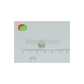 10x5 mm N45 NEODYM mágnes korong DIAMETRAL!