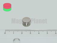 10x6 mm N45 NEODYM mágnes korong