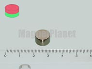 11x5 mm N45 NEODYM mágnes korong