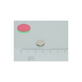 12x2 mm N35 öntapadós NEODYM mágnes korong