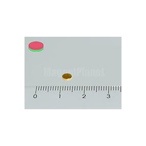 4x1 mm N45 NEODYM mágnes korong Au