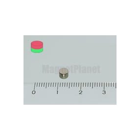 4x3 mm N45 NEODYM mágnes korong