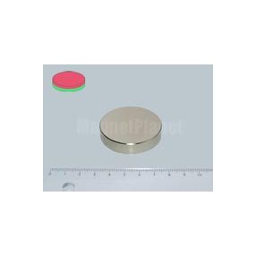 40x8 mm N42 NEODYM mágnes korong