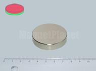 40x8 mm N42 NEODYM mágnes korong