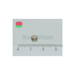 5x4 mm N38 NEODYM mágnes korong