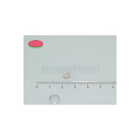 6x1 mm N45 öntapadós NEODYM mágnes korong