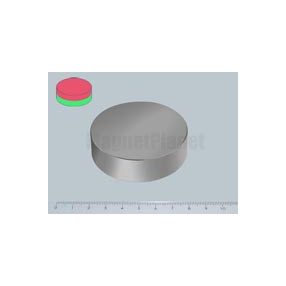 60x20 mm N45 NEODYM mágnes korong