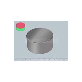 60x40 mm N45 NEODYM mágnes korong