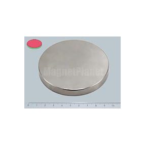 90x10 mm N45 NEODYM mágnes korong