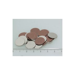 Acél korong 15x0,4 mm, öntapadós