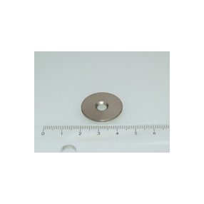 23x1,5 mm-es lágyvas korong süllyesztett furattal