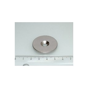 34x3 mm-es lágyvas korong süllyesztett furattal