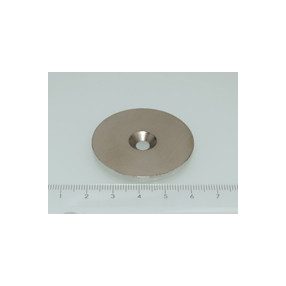 42x3 mm-es lágyvas korong süllyesztett furattal