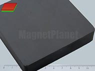 100x100x25 mm Y30 FERRIT mágnes hasáb