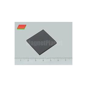 30x30x3 mm Y30 FERRIT mágnes hasáb