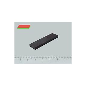 40x15x3 mm Y30 FERRIT mágnes hasáb