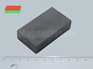 60x30x10 mm Y35 FERRIT mágnes hasáb