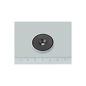 POT 32x7 FERRIT rögzítő mágnes süllyesztéssel