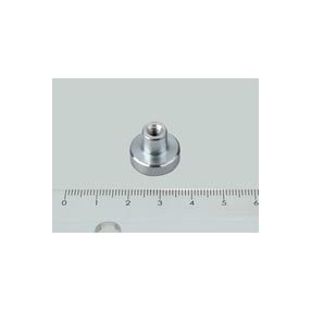 POT-B 16x4 FERRIT rögzítő mágnes menetes hüvellyel