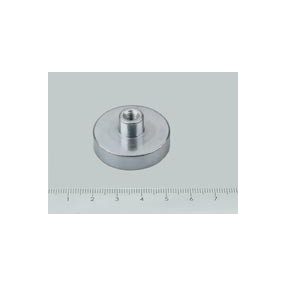 POT-B 32x7 FERRIT rögzítő mágnes menetes hüvellyel