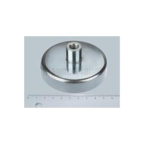 POT-B 80x18 FERRIT rögzítő mágnes menetes hüvellyel