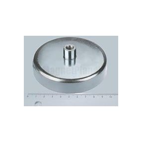 POT-B 97x22 FERRIT rögzítő mágnes menetes hüvellyel