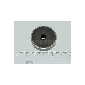 POT 36x8 FERRIT rögzítő mágnes csavarfészekkel