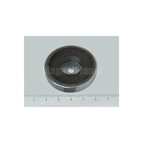 POT 47x9 FERRIT rögzítő mágnes csavarfészekkel