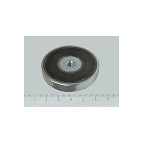 POT-IB 50x10 FERRIT rögzítő mágnes belső menettel