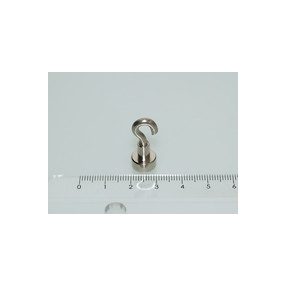 H-10x4 mm NEODYM csavaros mágnes kampó