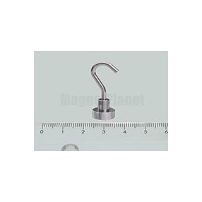 H-12x5 mm NEODYM csavaros mágnes kampó