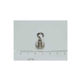 H-13x4 mm NEODYM csavaros mágnes kampó