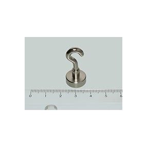 H-16x5 mm NEODYM csavaros mágnes kampó