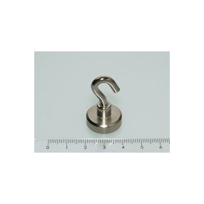 H-20x6 mm NEODYM csavaros mágnes kampó