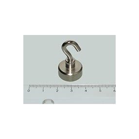H-20x7 mm NEODYM csavaros mágnes kampó