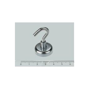 H-25x7 mm NEODYM csavaros mágnes kampó