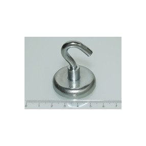 H-36x8 mm NEODYM csavaros mágnes kampó