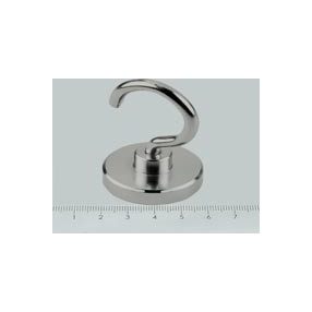 H-40x9 mm NEODYM csavaros mágnes kampó