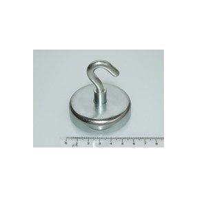 H-60x15 mm NEODYM csavaros mágnes kampó