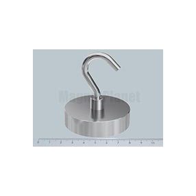 H-60x15 mm NEODYM csavaros mágnes kampó