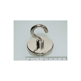 H-63x10 mm NEODYM csavaros mágnes kampó