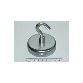 H-75x18 mm NEODYM csavaros mágnes kampó